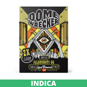 Domewrecker – Illuminati OG 2×2 Cartridge (Sativa) – Simple Vapes
