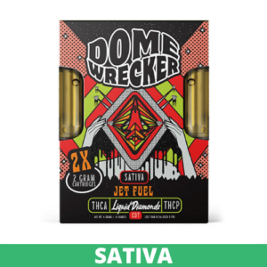 Domewrecker – Jet Fuel 2×2 Cartridge (Sativa) – Simple Vapes