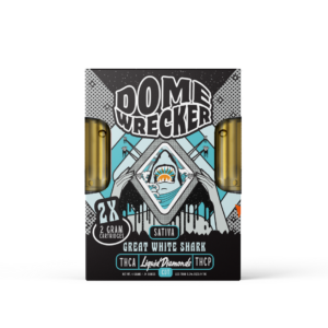 Domewrecker - Great White Shark 2x2 Cartridge (Sativa) - Simple Vapes