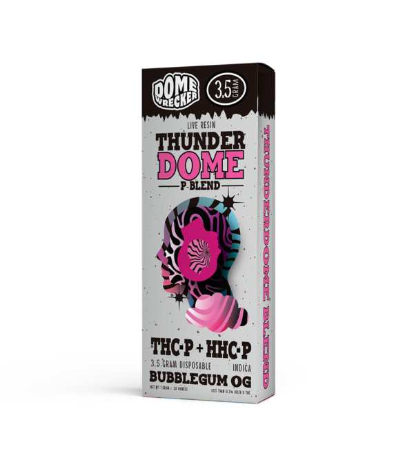 Domewrecker – ThunderDome Bubblegum OG 3.5G Disposable (Indica) - Simple Vapes