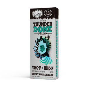 Domewrecker – ThunderDome Great White Shark 3.5G Disposable (Sativa) - Simple Vapes