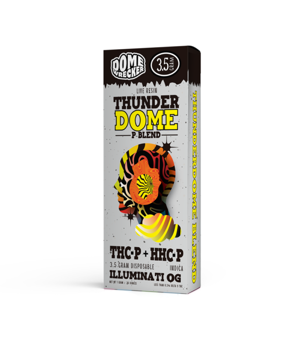 Domewrecker – ThunderDome Illuminati OG 3.5G Disposable (Indica) - Simple Vapes