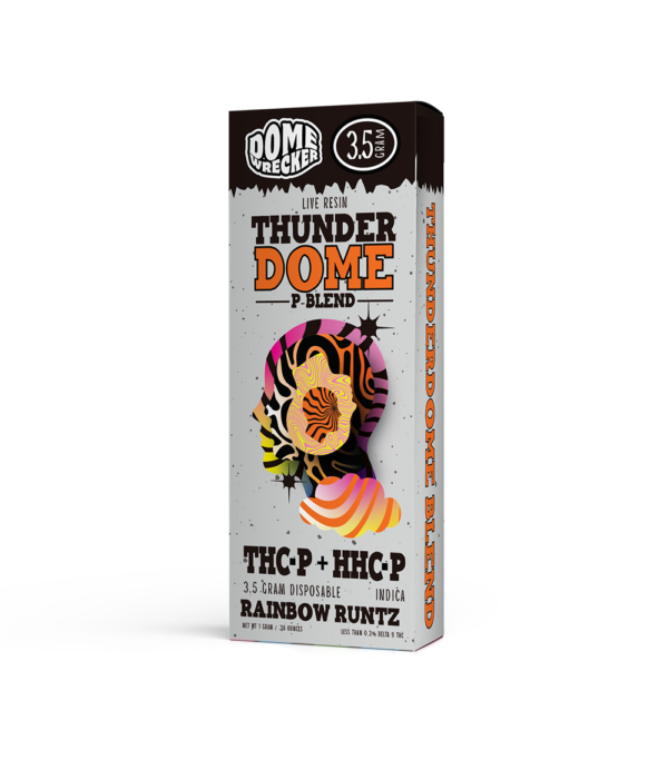 Domewrecker – ThunderDome Rainbow Runtz 3.5G Disposable (Indica) - Simple Vapes