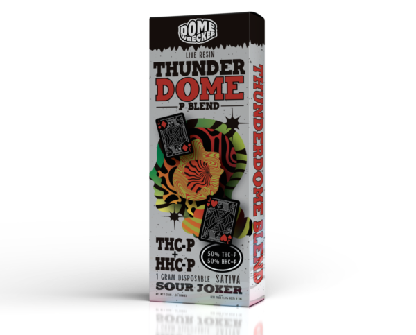 Domewrecker - ThunderDome Sour Joker 1G Disposable (Sativa) - Simple Vapes